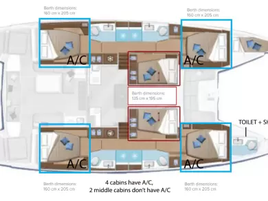 Charter a Lagoon Lagoon 50 in Kaštela on Samboat