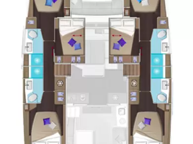 Hire Catamaran Lagoon with a boat licence