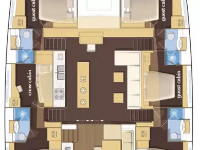 Yacht charter Split - Lagoon Lagoon 620 on SamBoat