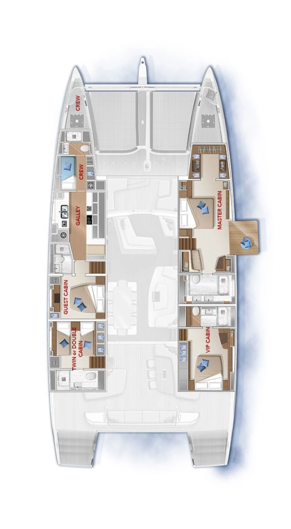 Hire a Lagoon Lagoon Seventy 7 Split