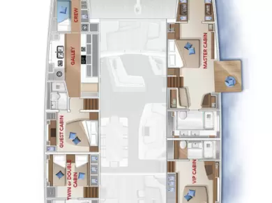 Hire a Lagoon Lagoon Seventy 7 Split