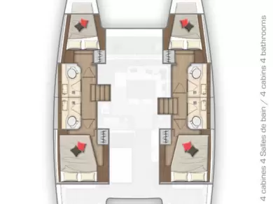 Hire Catamaran with or without skipper Lagoon Primošten