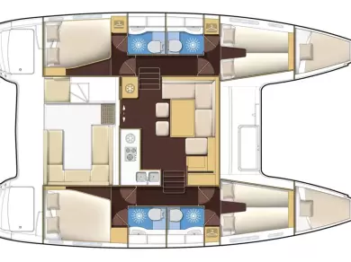 Yacht charter Alimos - Lagoon Lagoon 400 S2 on SamBoat