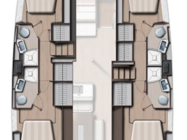 Catamaran hire in Mykonos (Island) - Bali Bali 4.4