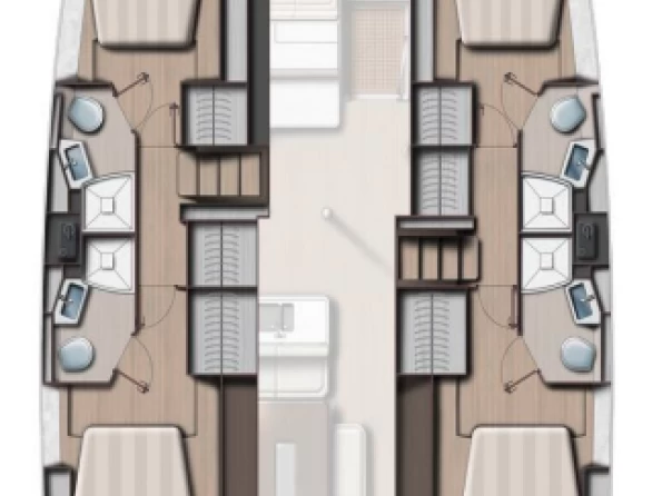 Catamaran hire in Mykonos (Island) - Bali Bali 4.4