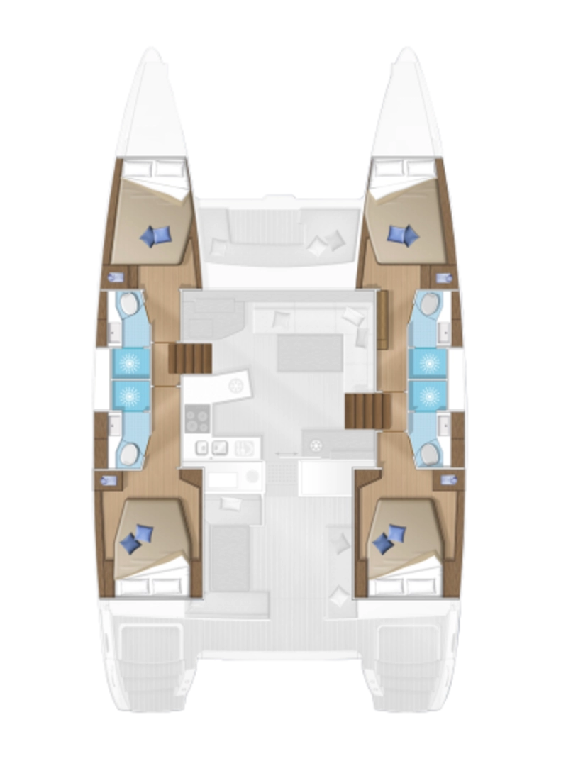 Yacht hire Mykonos (Island) cheap Lagoon 450 F