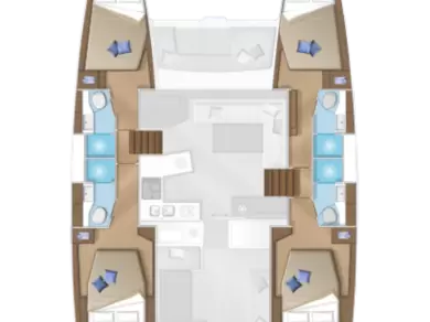 Yacht hire Mykonos (Island) cheap Lagoon 450 F