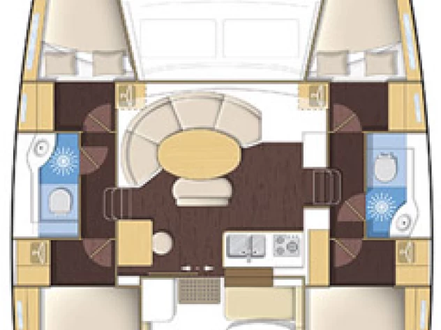 Hire Catamaran Lagoon with a boat licence