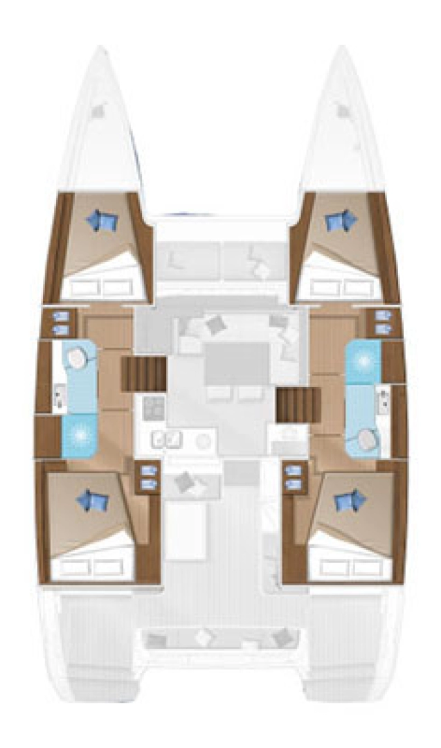Catamaran hire in Bormes-les-Mimosas - Lagoon Lagoon 40