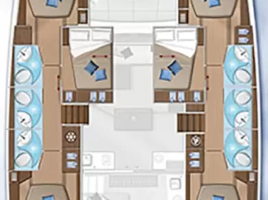 Lagoon Lagoon 50 charter bareboat or skippered in  Alimos