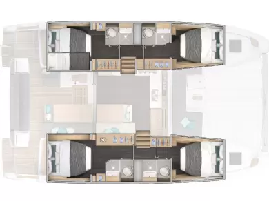 Yacht charter Benitses - Lagoon Lagoon 43 on SamBoat