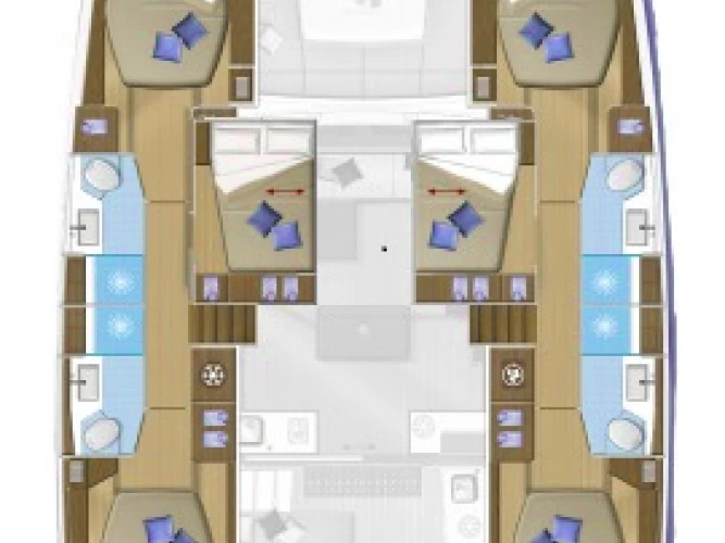 Yacht charter Nydri - Lagoon Lagoon 50 on SamBoat