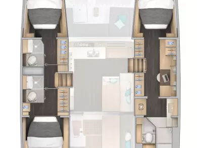 Hire Catamaran Lagoon with a boat licence