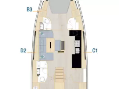 Hire Sailboat Hanse with a boat licence