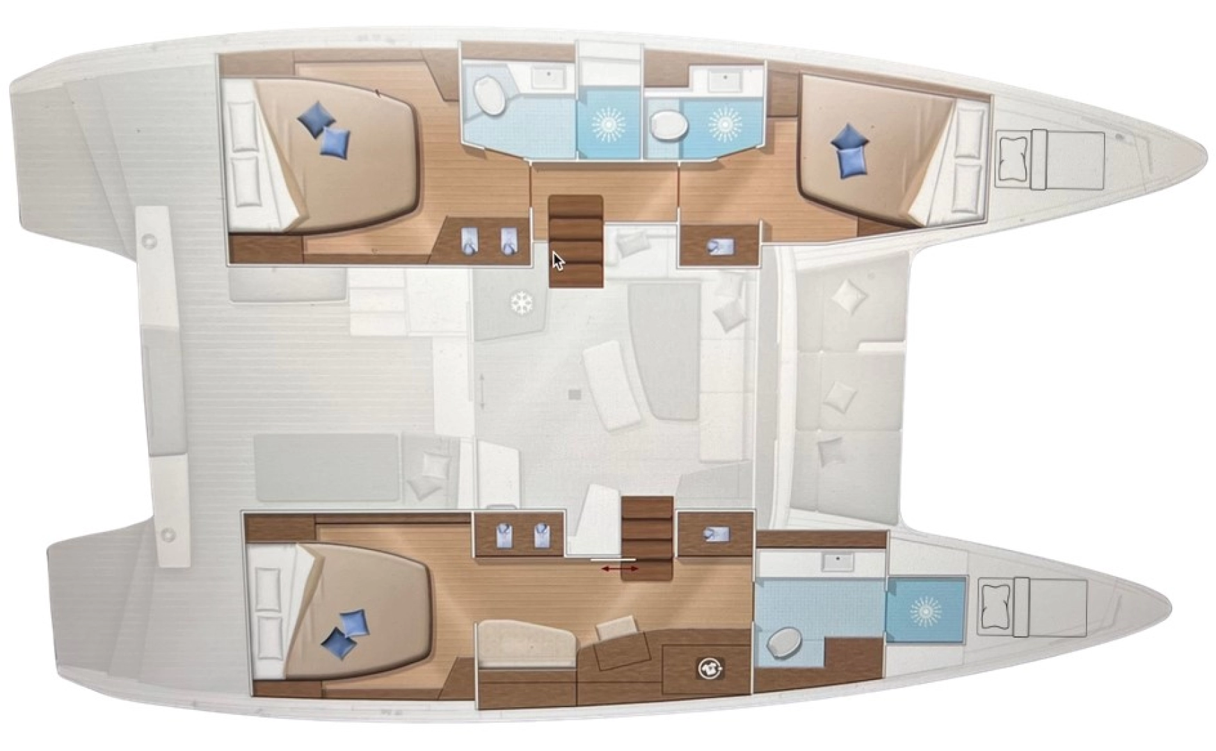 Hire Catamaran with or without skipper Lagoon Rogoznica