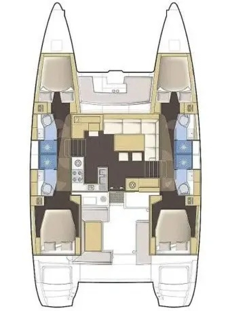 Yacht hire Rogoznica cheap Lagoon 450