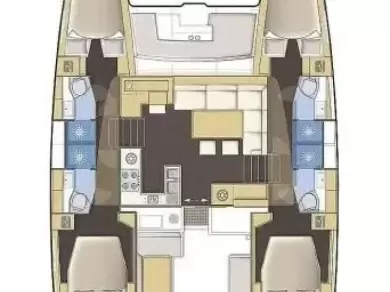 Yacht hire Rogoznica cheap Lagoon 450