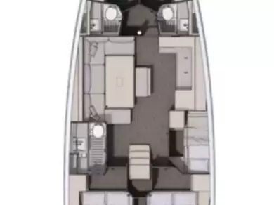 Yacht hire Dénia cheap Dufour 470