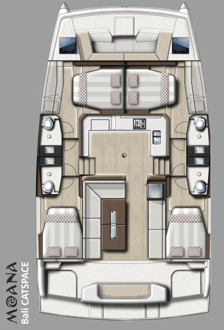 Catamaran hire in Göcek - Bali Bali Catspace Voile