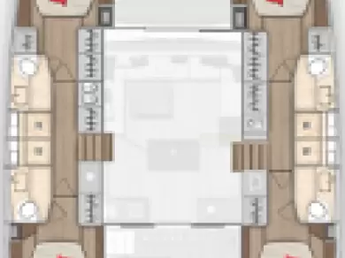 Hire Catamaran with or without skipper Lagoon Saint-Raphaël