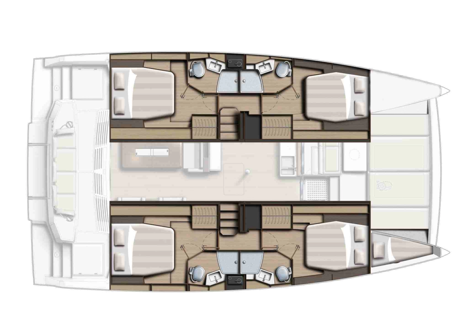 Hire Catamaran with or without skipper Bali Parham Town