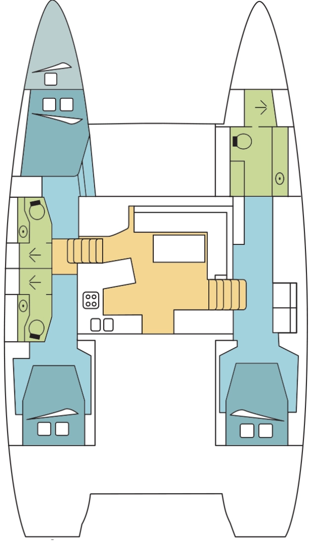 Yacht charter Parham Town - Lagoon Lagoon 450 F on SamBoat