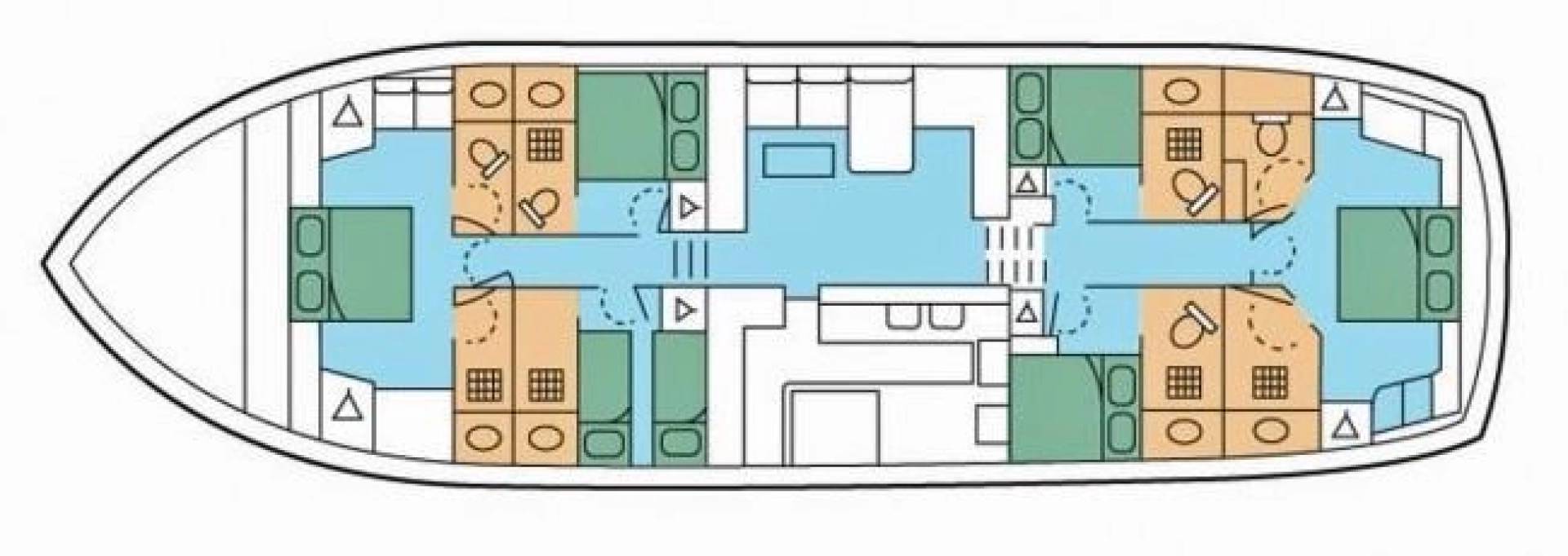 Custom Made Beyaz Lale charter bareboat or skippered in  Kos