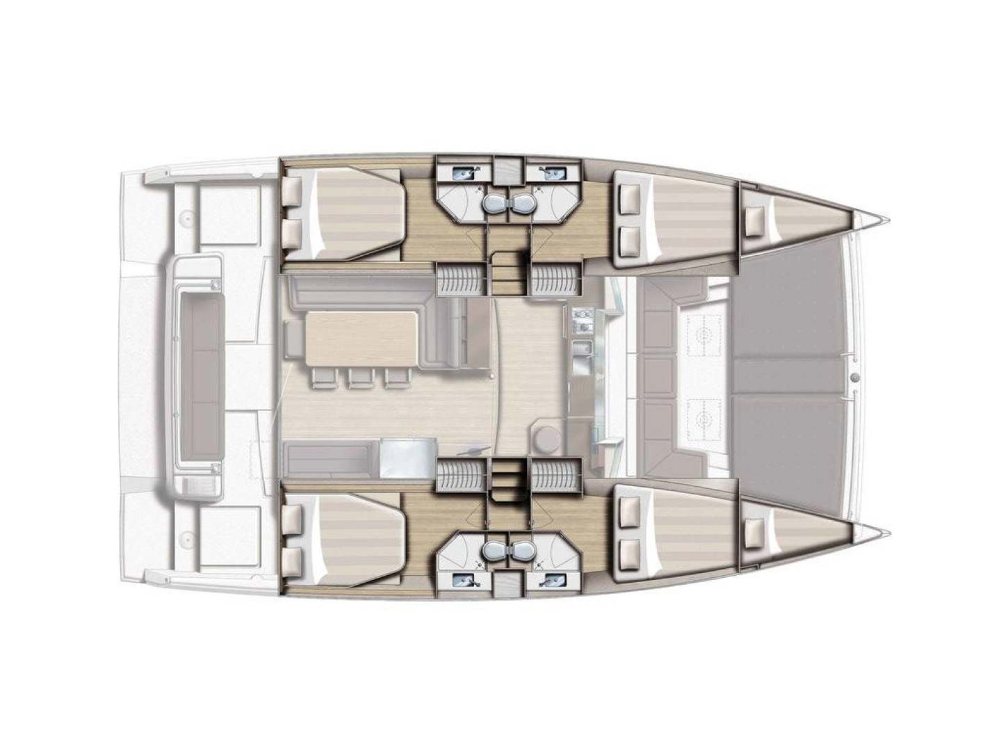 Bali Bali 4.3 charter bareboat or skippered in  Capo d'Orlando