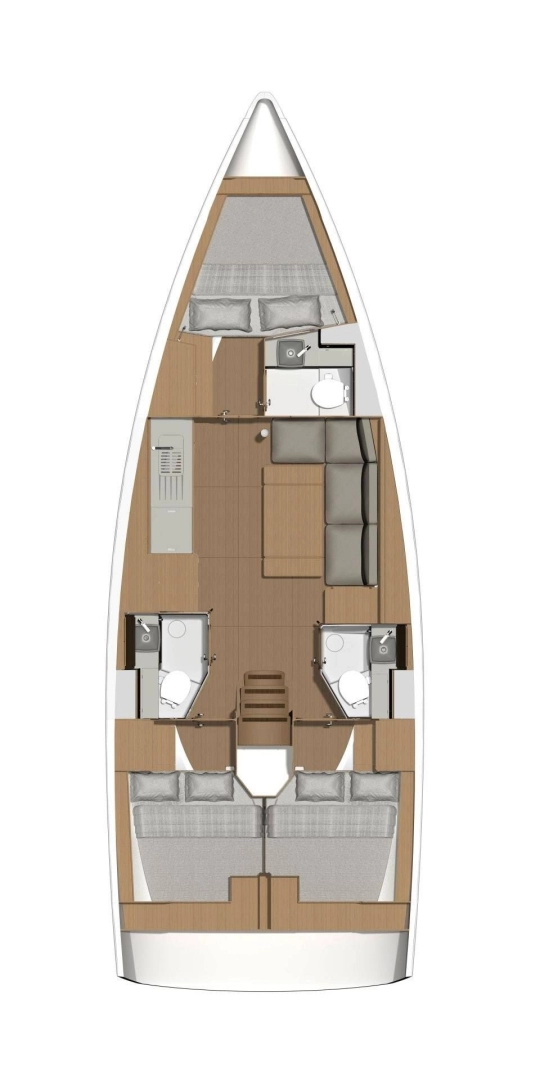 Hire Sailboat with or without skipper Dufour Palermo