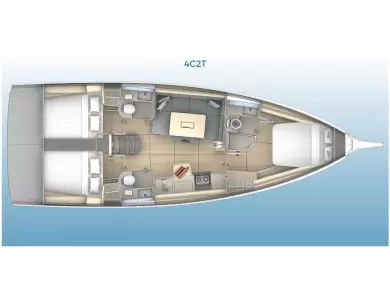 Yacht charter Cagliari - Dufour Dufour 41 on SamBoat