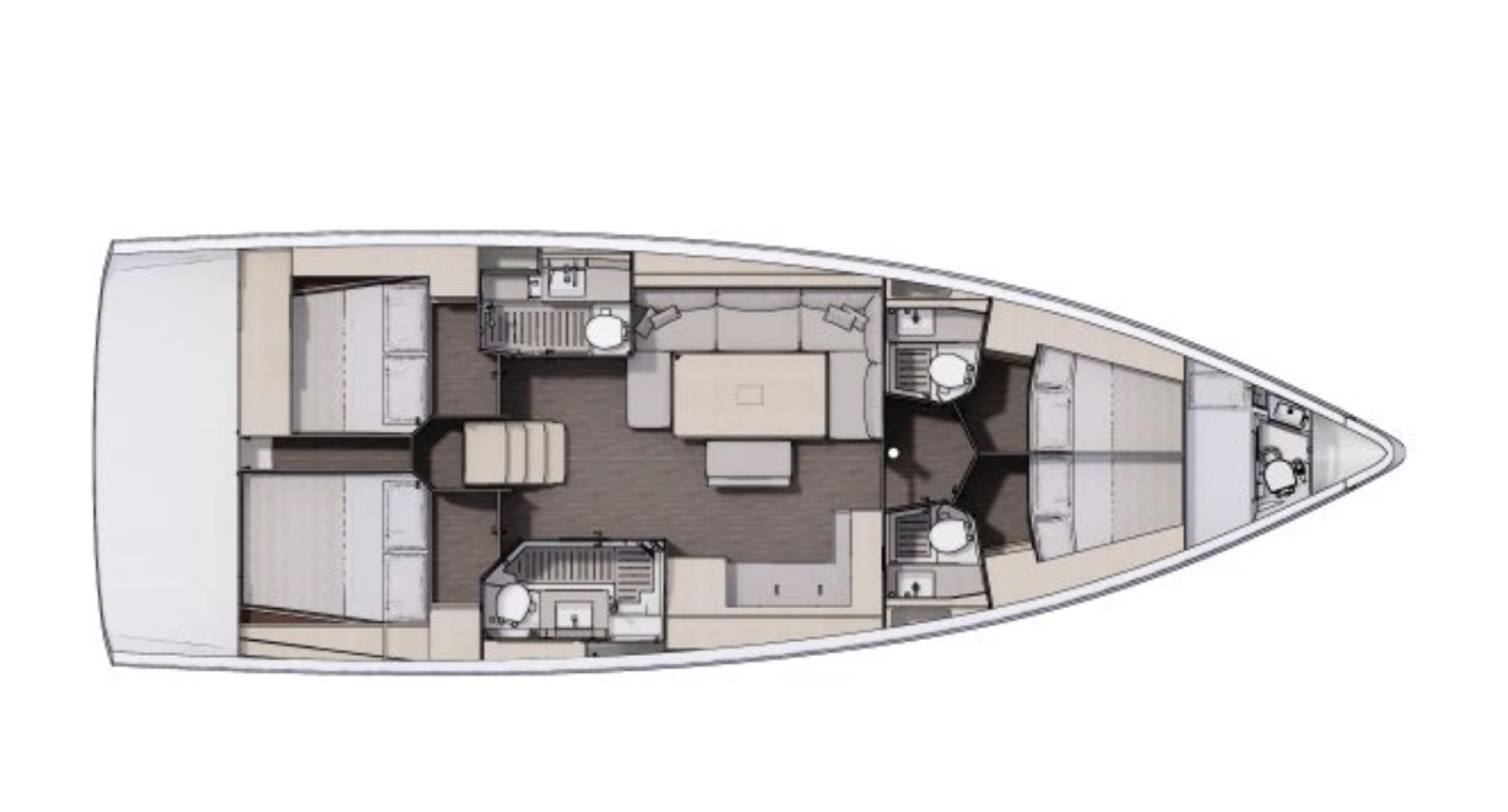 Hire Sailboat with or without skipper Dufour Palermo