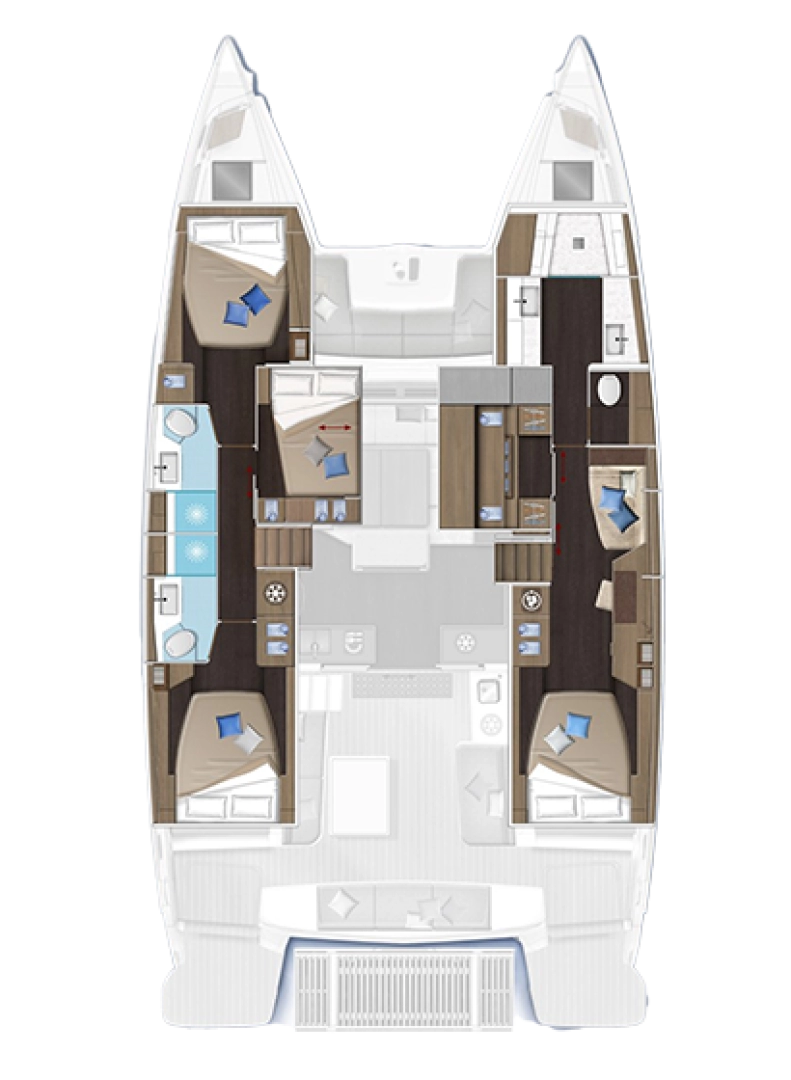 Hire Catamaran with or without skipper Lagoon Pula