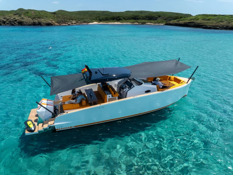 Tesoro T40 charter bareboat or skippered in  Mahón