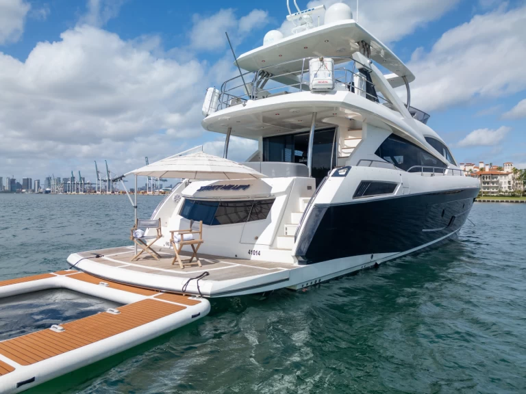 Luxury Yacht hire in Miami Beach - Sunseeker 80 Yacht