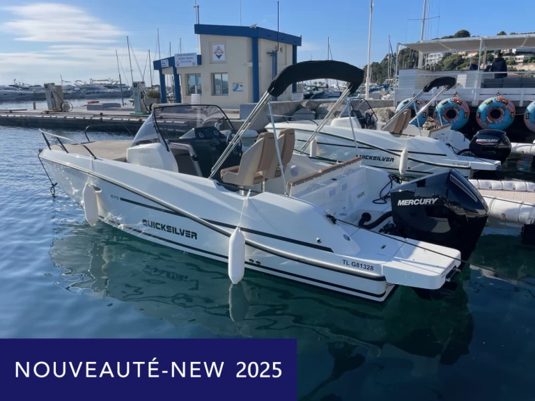 Hire a Quicksilver Activ 675 Sundeck Cavalaire-sur-Mer