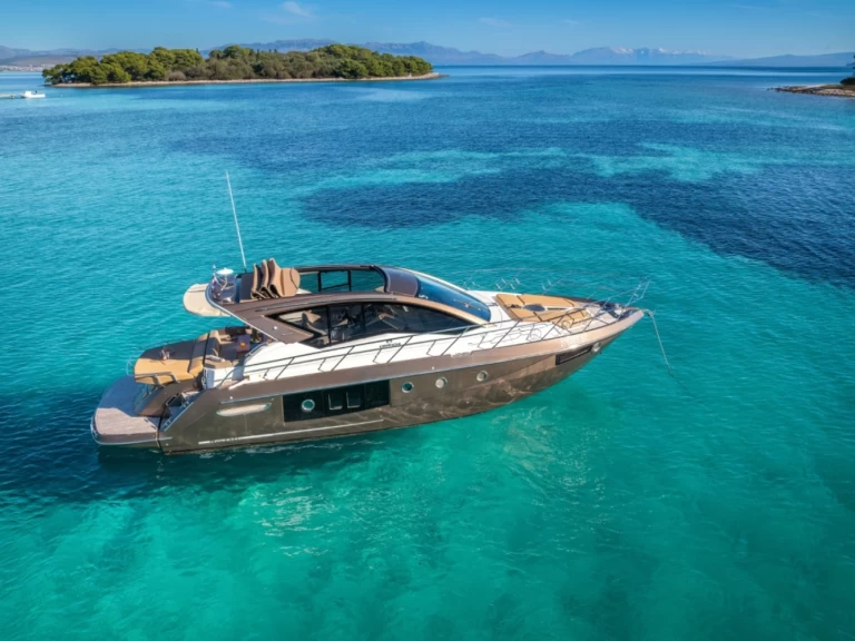 Hire a Cranchi M 44 Hard Top Split