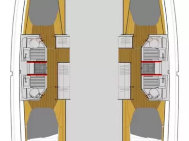 Hire Catamaran Fountaine Pajot with a boat licence