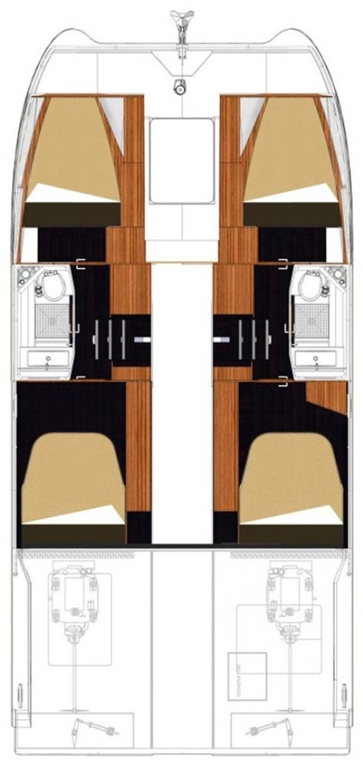 Fountaine Pajot Fountaine Pajot MY 37 charter bareboat or skippered in  Biograd na Moru
