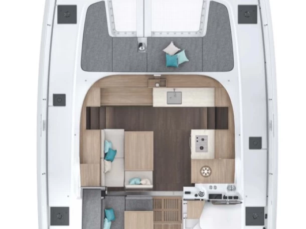 Lagoon Lagoon 38 - 4 cab. charter bareboat or skippered in  Jezera