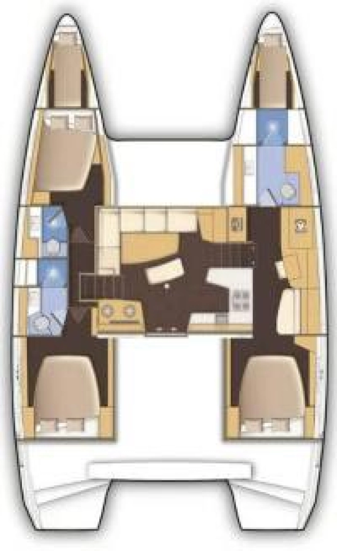 Hire Catamaran Lagoon with a boat licence