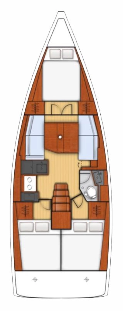 Sailboat hire in Biograd na Moru - Bénéteau Oceanis 38.1