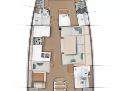 Yacht charter Göcek - Jeanneau Sun Odyssey 490 on SamBoat