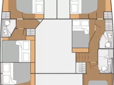 Catamaran hire in Palma de Mallorca - Fountaine Pajot Saba 50