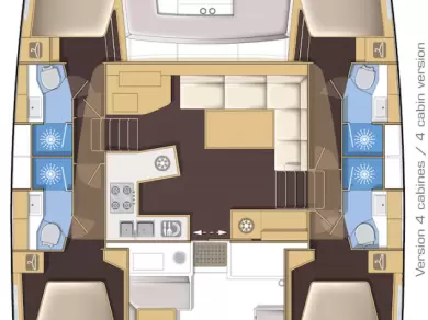 Hire Catamaran with or without skipper Lagoon Palma de Mallorca