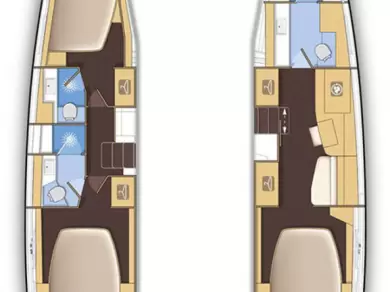 Lagoon Lagoon 42 charter bareboat or skippered in  Road Town