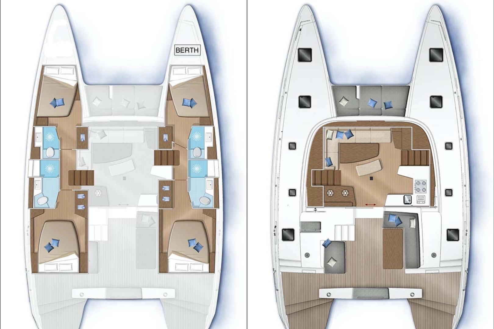 Yacht charter Marmaris (district) - Lagoon Lagoon 42 on SamBoat