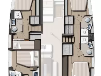 Hire Catamaran with or without skipper Bali Kaštela