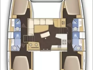 Yacht hire Kaštela cheap Lagoon 46