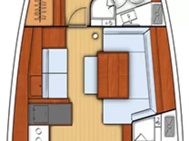 Yacht hire Göcek cheap Oceanis 45