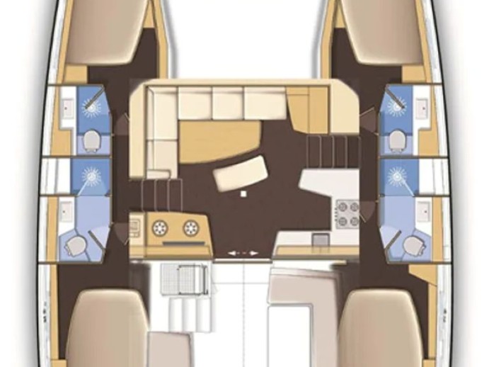 Hire Catamaran Lagoon with a boat licence